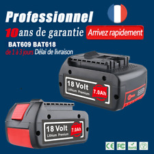 2x batterie 18V 7,0 Ah pour Bosch professionnel GBA GSR GSB BAT618 BAT609 BAT620