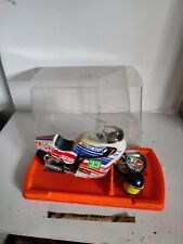RARE GUILOY KOBAS ROTAX MR1 250 SITE PONS MOTORCYCLE + HELMET AND CRYSTAL BOX 1/10 BE