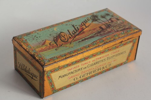 Boîte cigarettes tôle - à,