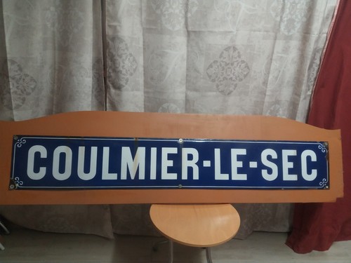 Plaque émaillée ancienne - plaque,