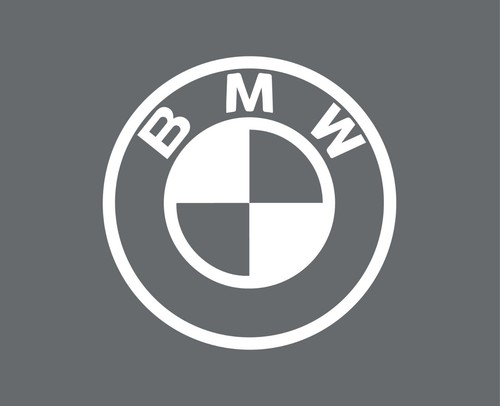 Logo bmw blanc 82mm original - logo,