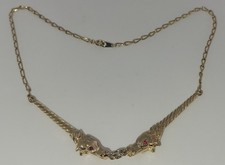 Collier vintage Métal Doré -