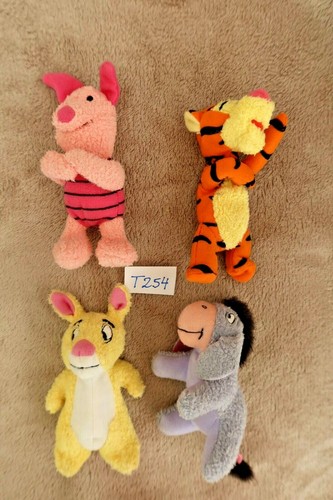 Peluche t254 lot de 4 - peluche,