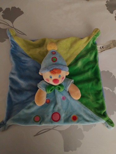 Doudou plat clown - doudou,