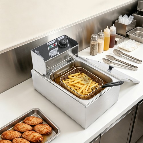 5kw argent friteuse - argent,