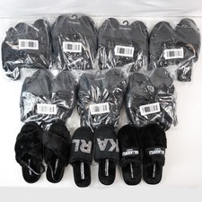 Karl Lagerfeld Women's Black Slippers In Assorted Sizes And Styles Lot of 10