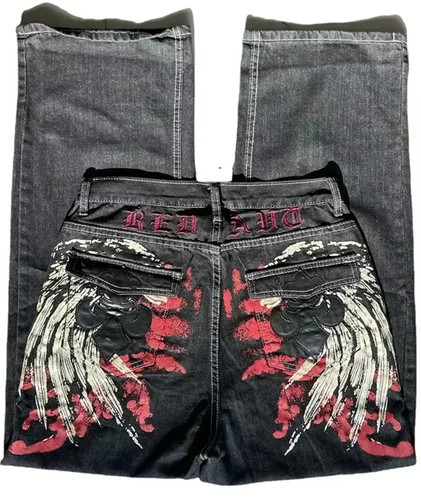 Baggy wide leg jeans - baggy,