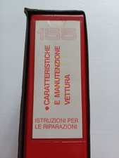 Alfa Romeo 155 1991-95 Workshop Manual Character maintenance techniques. original