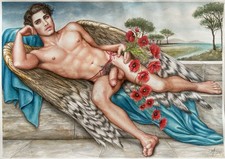 Aquarelle Originale Du Peintre