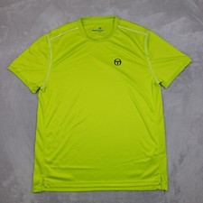 Sergio Tacchini  Shirt Mens Large Court Tennis Performance Active Training Adult