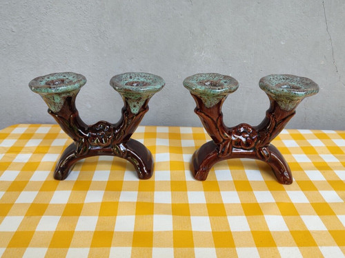 Paire chandelier en - de,