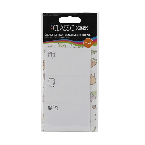 Etiquettes bocaux et - 24,
