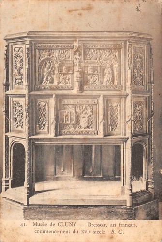 Cpa musée cluny - cpa, de