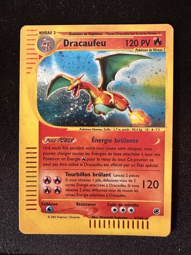 Carte pokémon dracaufeu holo - pokémon,