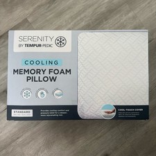 NOB SERENITY TEMPUR-PEDIC Cooling Memory Foam Pillow Standard Adaptive Support