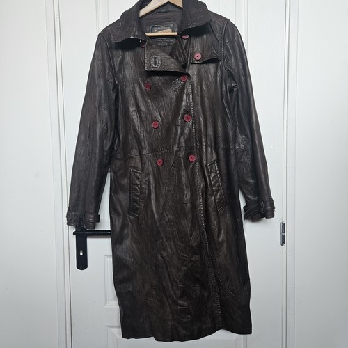 Veste trench redskins cuir - veste,