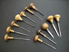 Lots of 12 Vtg Jewelers/Watchmakers/Silversmith Engraving/Chasing Antique Tool