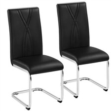 Lot de 2 Chaises Cantilevers