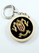 KEYRING - CITROËN TRACTION emblem - QUILLERY STEERING WHEELS - vintage gold 1960s