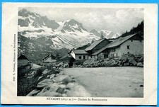 Old postcard: Névache - Chalets de Fontcouverte / 1913