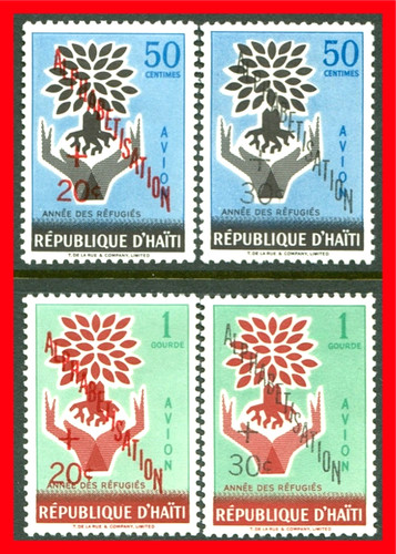 Haiti air post semi postal - semi,