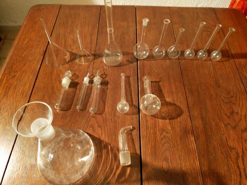 Lot éprouvettes pyrex - lot,