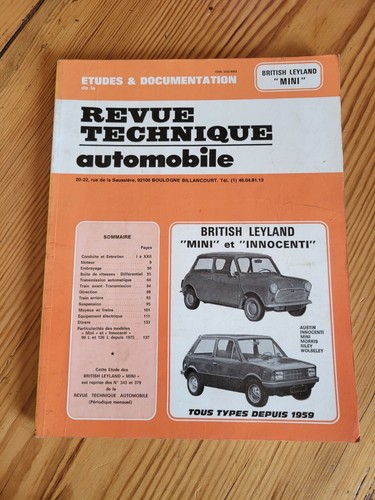 Revue technique british - revue,