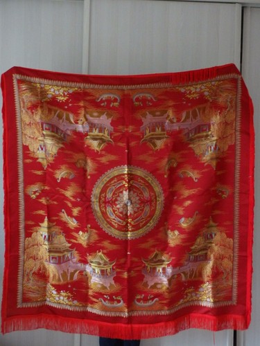 Tenture chinoise brocaded - tenture,