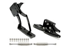 TA Technix Ensemble De Charnières De Capot Noir - Ford Mustang 1 1967 - 1970