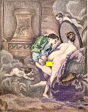 Ancien DESSIN crayons couleurs