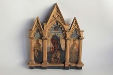 Antique Orthodox Triptych Icon (72816)