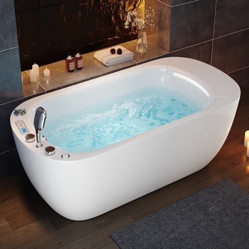 Acrylic jacuzzi tub - 66.7",