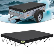 Bâche Remorque Bande Réfléchissante 420D Oxford Imperméable et Coupe Vent