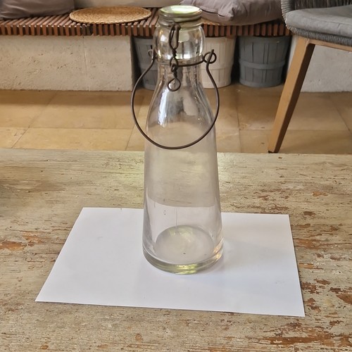 Bouteille verre avec - bouteille, en
