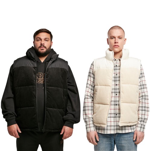 Urban classics velours gilet - urban,