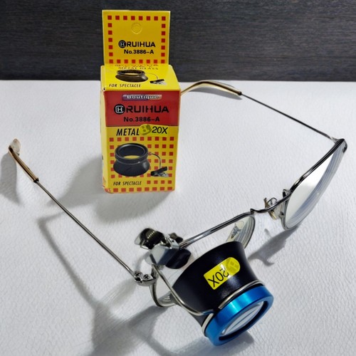 Loupe horloger 20x - 20x, clip