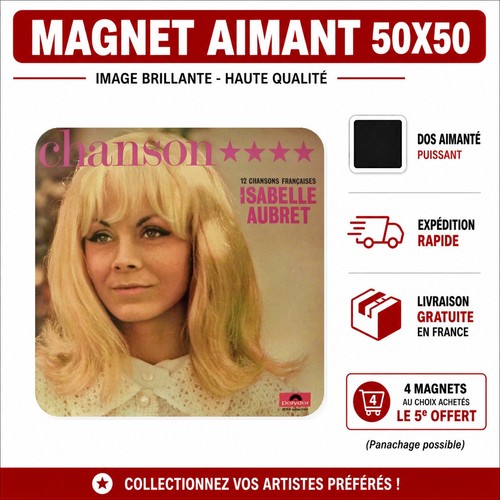 Magnet isabelle aubret - magnet,