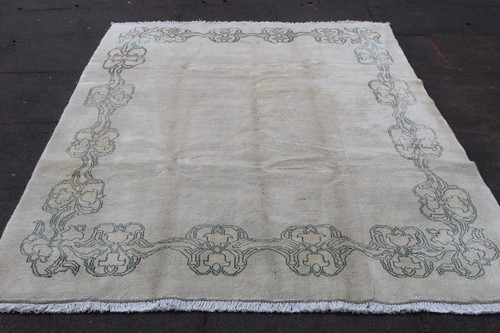 Tapis vintage fait main - fait, art