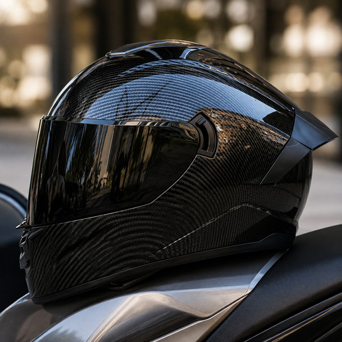 Casque moto intégral double