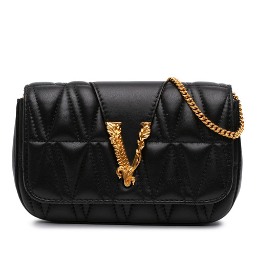 Versace mini matelassé cuir - versace,
