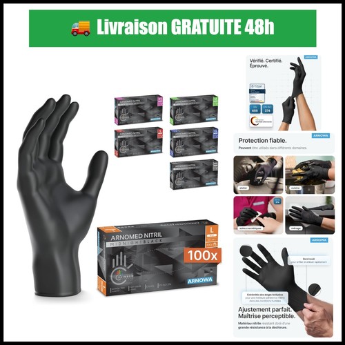 Gants nitrile arnomed l - nitrile,