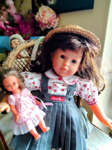 Poupee corolle impeccabe avec - poupee,