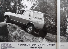 Photo presse PEUGEOT 504 4x4