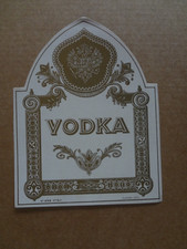 Ancienne Etiquette alcool VODKA - Neuve