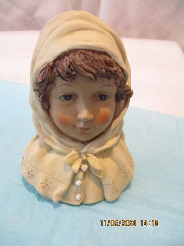 Ancienne figurine buste enfant - buste,