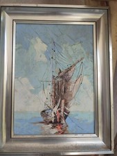 Marine sur panneau dans le