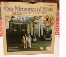 Elvis presley are you sincere 45 tours canada 1979 couleur beige