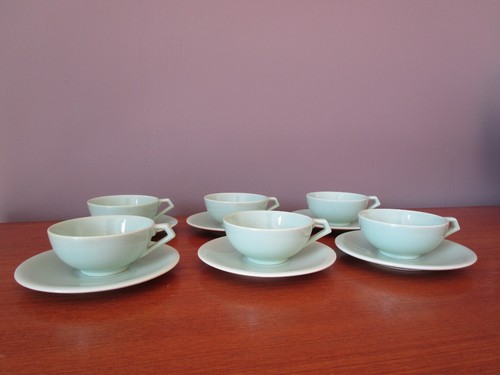 Tasses sous tasse vert - 6,