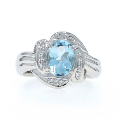 Bague platine avec - bague,