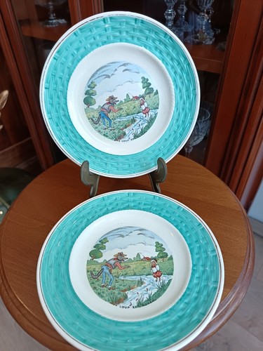 Assiette parlante les fables
